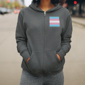 Gradient Transgender Pride Flag - Trans Flag Hoodie