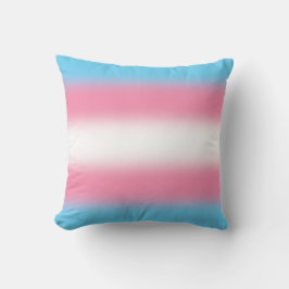 Gradient Transgender Pride Flag - Trans Flag Kussen