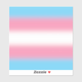 Gradient Transgender Pride Flag - Trans Flag Sticker