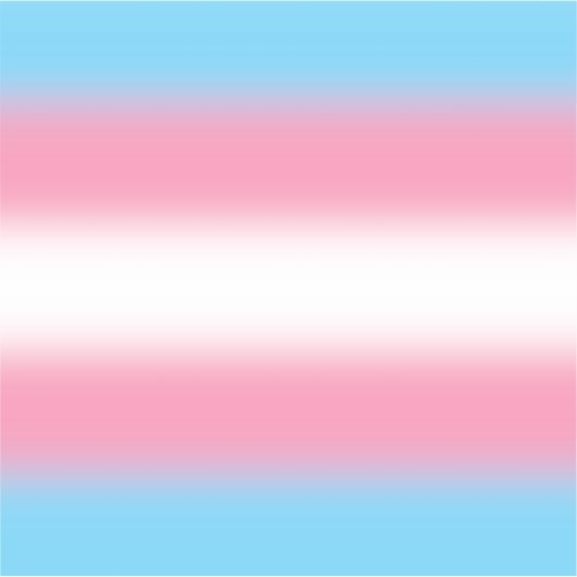 Gradient Transgender Pride Flag - Trans Flag Sticker (Voorkant)