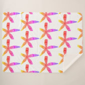 gradient tropics flowers sherpa deken (Voorkant (horizontaal))