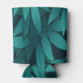 Gradiënt tropische bladeren blikjeskoeler (Achterkant)