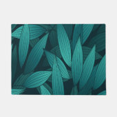 Gradiënt tropische bladeren deurmat (Voorkant)