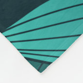 Gradiënt tropische bladeren fleece deken (Hoek)