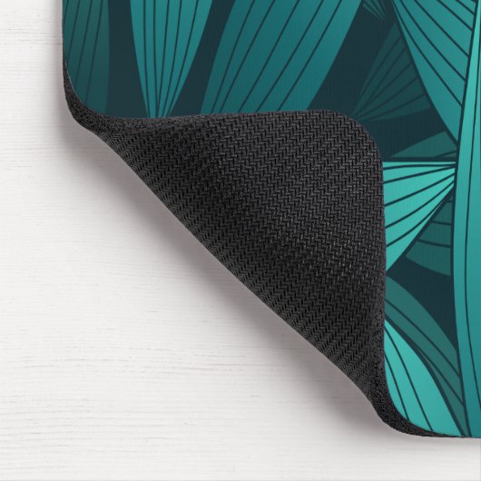 Gradiënt tropische bladeren muismat (Hoek)