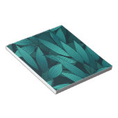 Gradiënt tropische bladeren notitieblok (Schuin)