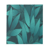 Gradiënt tropische bladeren notitieblok (Voorkant)