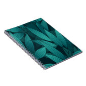 Gradiënt tropische bladeren notitieboek (Rechterzijde)