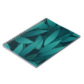 Gradiënt tropische bladeren notitieboek (Linkerzijde)