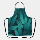 Gradiënt tropische bladeren schort (Voorkant)