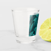 Gradiënt tropische bladeren shot glas (Links)
