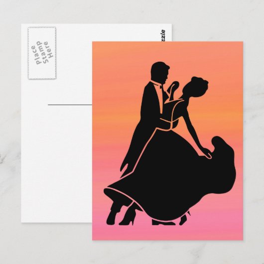 gradiënt tropische zonnebrandmiddelen briefkaart (Voorkant / Achterkant)