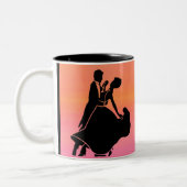 gradiënt tropische zonnebrandmiddelen tweekleurige koffiemok (Links)