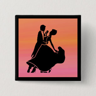 gradiënt tropische zonnebrandmiddelen vierkante button 5,1 cm