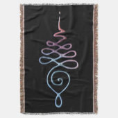 Gradient Unalome Deken (Voorkant Verticaal)