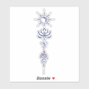 Gradient Unalome Groep Sticker