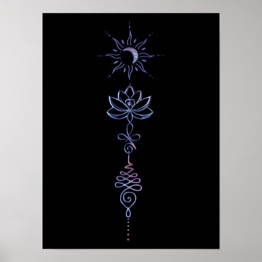 Gradient Unalome Group  Poster (Voorkant)