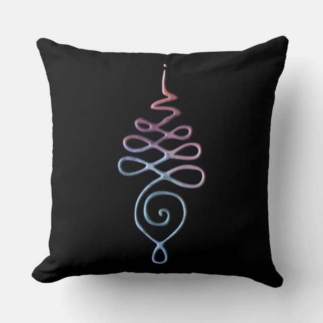 Gradient Unalome Kussen (Voorkant)