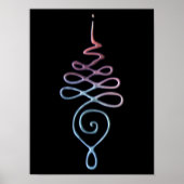 Gradient Unalome Poster (Voorkant)