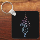 Gradient Unalome Sleutelhanger (Voorkant)