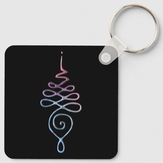 Gradient Unalome Sleutelhanger (Achterkant)