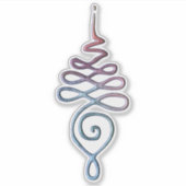 Gradient Unalome Sticker (Voorkant)