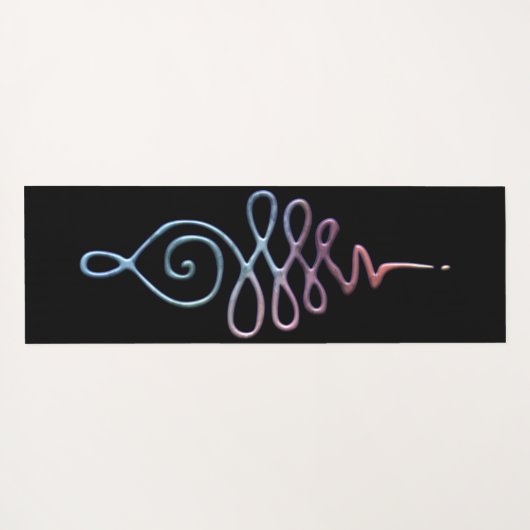 Gradient Unalome Yogamat (Achterkant (horizontaal))