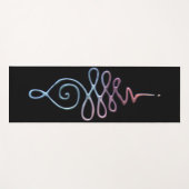 Gradient Unalome Yogamat (Voorkant (horizontaal))