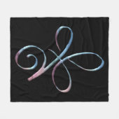 Gradient Unconditional Love Fleece Deken (Voorkant (Horizontaal))