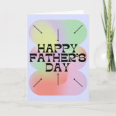 Gradiënt Vaderdag Kaart (Voorkant)