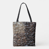 Gradiënt van Aroma: Koffiebonen Spectrum Tote Bag (Achterkant)