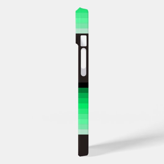 Gradiënt van groen: moderne minimalistische kunst Case-Mate iPhone case (Achterkant / Links)