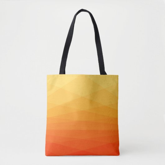 Gradiënt veelhoekig tote bag (Voorkant)