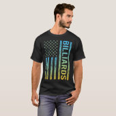 Gradiënt Vlag 01 Biljart T-shirt (Voorkant volledig)
