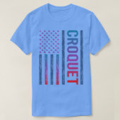 Gradiënt Vlag Croquet T-shirt (Design voorkant)