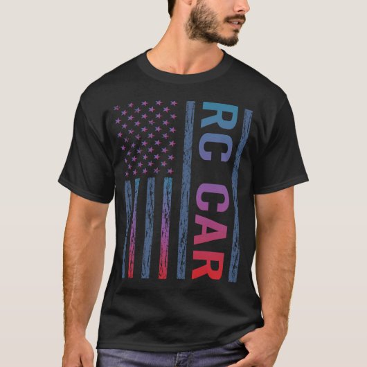 Gradiënt Vlag RC Auto's T-shirt (Voorkant)