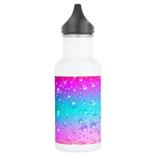 Gradiënt waterdruppeltjes waterfles (Links)