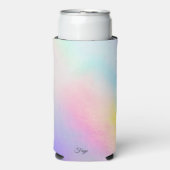 gradiënt waterverf galaxy achtergrond seltzer blikjeskoeler (Seltzer Voorkant)