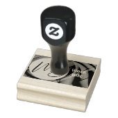 Gradient Wave Business Logo Aangepaste Rubber Stam Rubberstempel (Stempel)