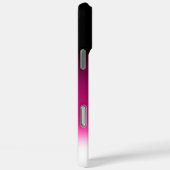 Gradiënt wit roze bordeauxrood Case-Mate iPhone case (Achterkant / Rechts)