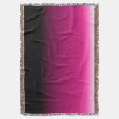 Gradiënt wit roze bordeauxrood deken (Voorkant Verticaal)
