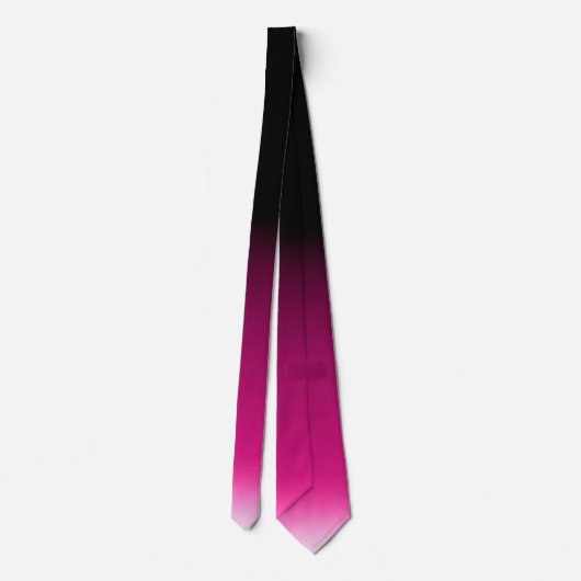 Gradiënt wit roze bordeauxrood stropdas (Achterkant)