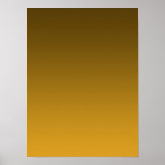 Gradient Yellow - light to deep | Mood Background| Poster (Voorkant)