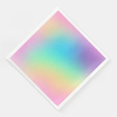 Gradiënt zacht prismatische pasta servet (Hoek)