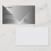 Gradiënt-Zaken van de grijs Visitekaartje (Voorkant / Achterkant)