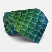 Gradiënt Zeemeermin schaal Stropdas (Opgerold)