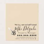 Gradiënt Zeer belangrijke Visitekaartje van de Ver (Buitenkant ongevouwen)