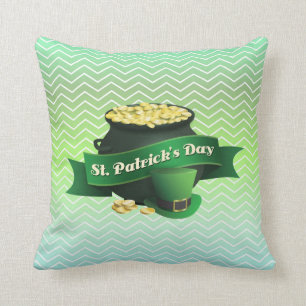 Gradiënt zigzag Chevron Kussen