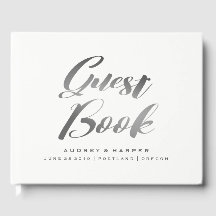 Gradient Zilver Grijs Eenvoudige Gepersonaliseerde