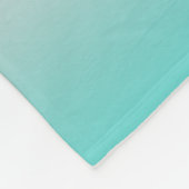 Gradiënt zomerdeeg | Persoonlijke scriptnaam Fleece Deken (Hoek)